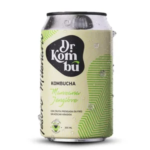Kombucha Manzana Genjibre lata 355 ml