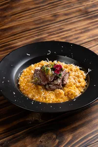 Risotto Entraña-Camarón