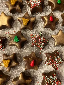 Arbol de Navidad de estrellas de Brownie