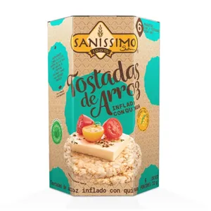 Tostada de arroz sanissimo quinua x 72 grs