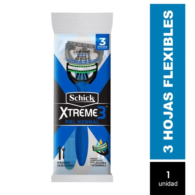PRESTOBARBA SCHICK XTREME 3 PIEL NORMAL PUMBA 2UNI PRESTOBARBA SCHICK XTREME 3 PIEL NORMAL PUMBA 2UNI