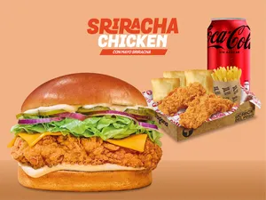 Box Sriracha Chicken