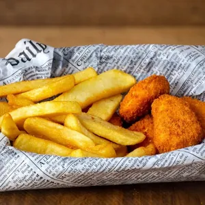 Papas Fritas con Nuggets