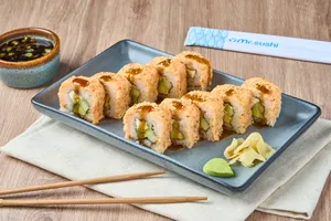 Sushi Baby Maki – Baby Squid, Salsa Tare y Queso Crema