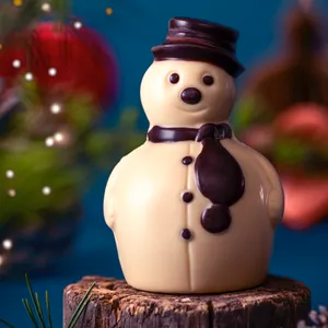 820 - Mono de nieve chocolate blanco 90 gr.