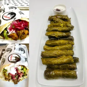 2 Shawarma + 15 Hojas de parra