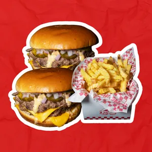 2 x Smoochy® Burgers + Crinckle Fries Bucket