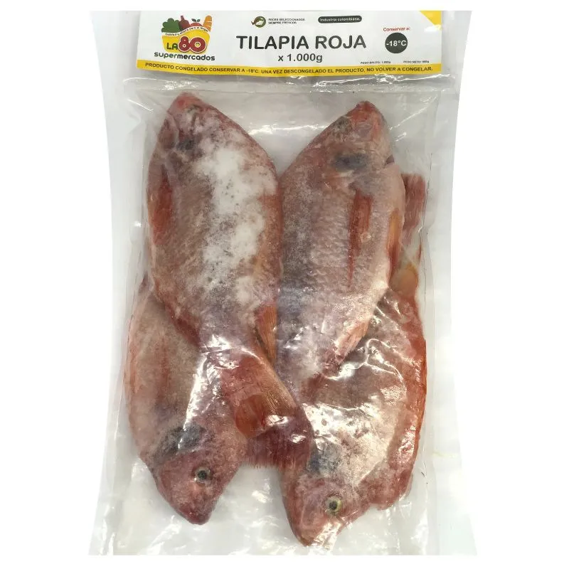 Tilapia roja la 80 x 1000 gr