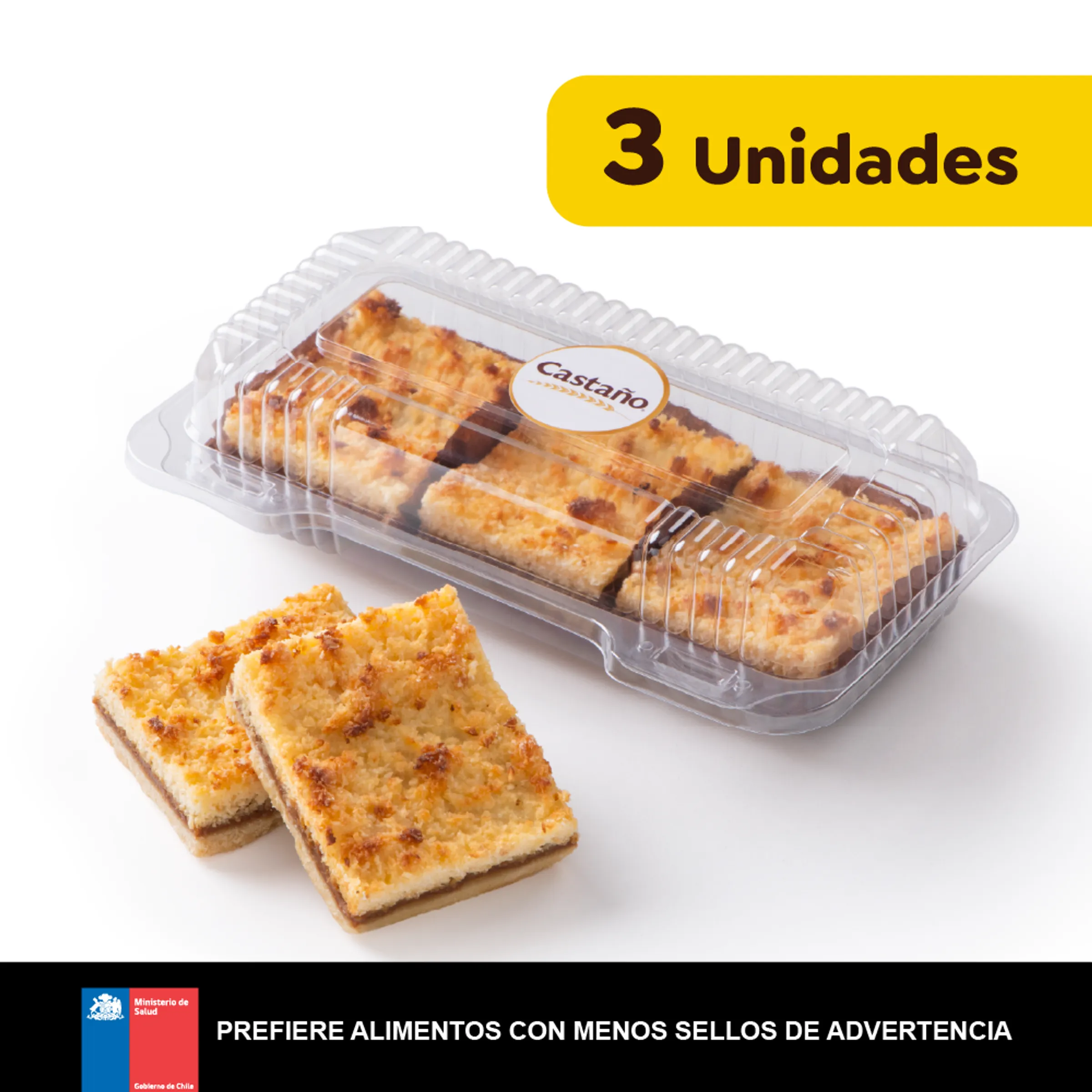 Pack unidades Barritas Coco Manjar Castaño Desde 1933