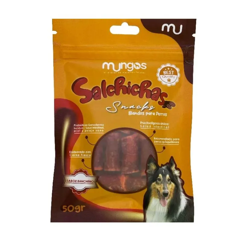 Salchichas Mungos Ranchera x 50 gr