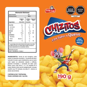 Chizitos Queso x 190 g