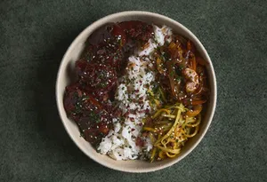 Donburi de Pollo (picante suave)