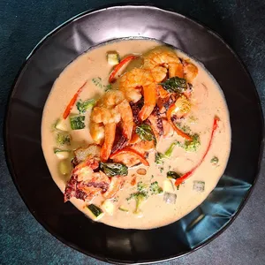 Curry verde Mariscos