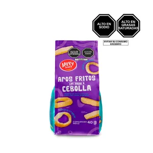 Aros Fritos Sabor Cebolla Jappy Snack 40 gr