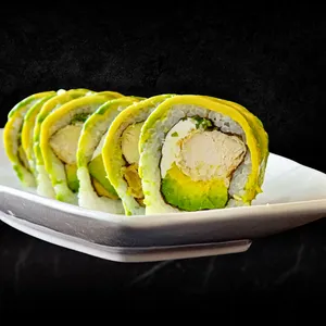 Rolls cubierto de palta o salmon ( proteina a eleccion)