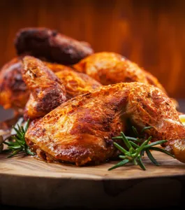 Perniles de pollo al horno