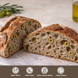 Hogaza Masa Madre Aceitunas
