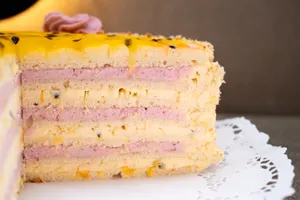 Panqueque Frambuesa Maracuyá