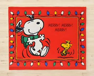 INDIVIDUALES SNOOPY ROJO