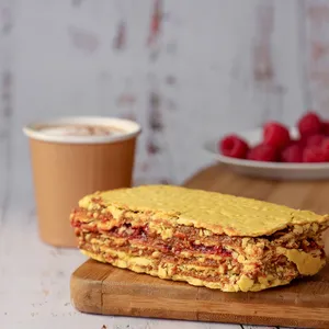 Tortita manjar frambuesa
