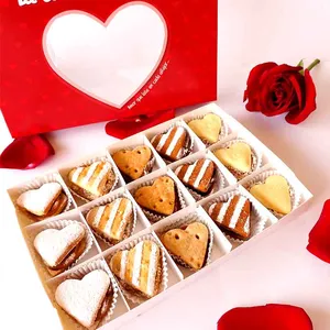 Caja de regalo x 15 mini corazón surtido