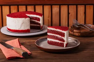 Torta Red Velvet 12 Porciones aprox
