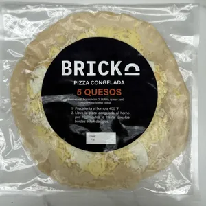 Pizza 5 quesos congelada