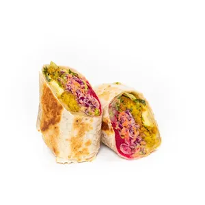 Mini wrap de falafel