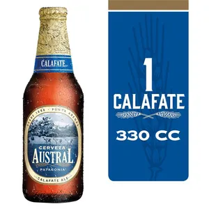 Cerveza calafate botella austral 330 cc