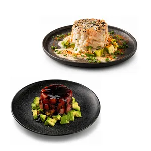 Duo tartar de salmón & atún (elegir dos: acevichado—hoisin—teriyaki)