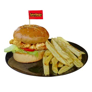 Pan con pollo broaster + gaseosa GRATIS