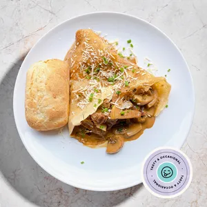 Crepe stroganoff