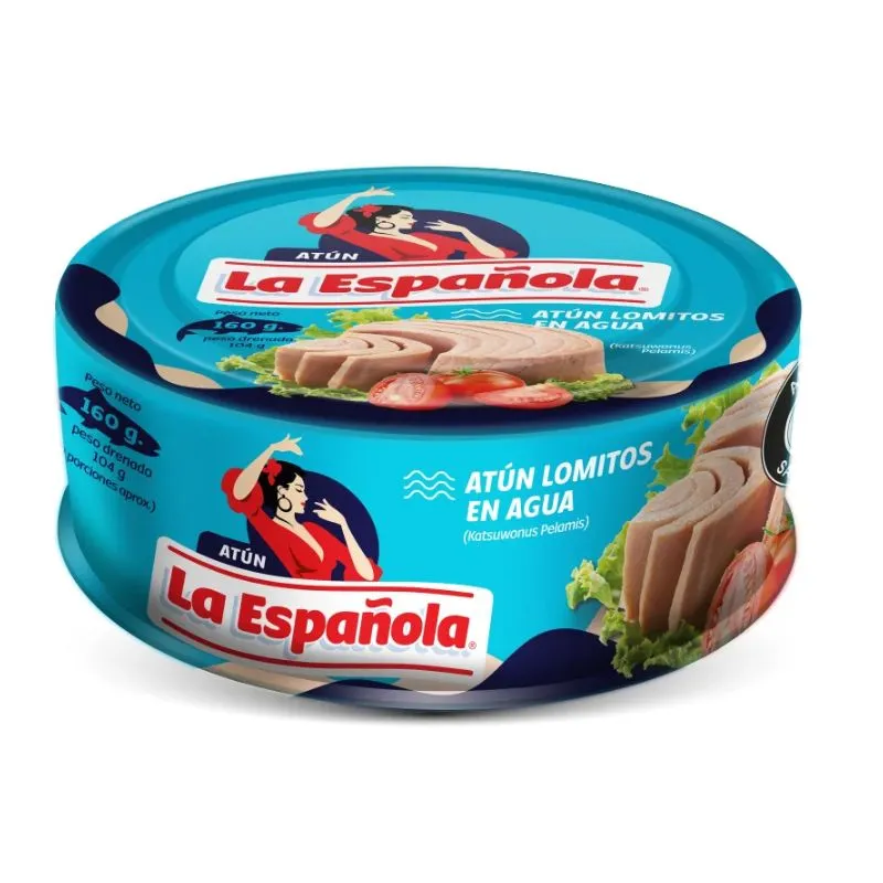 ATUN LA ESPAÑOLA LOMITOS EN AGUA X 160 GRS ATUN LA ESPAÑOLA LOMITOS EN AGUA X 160 GRS