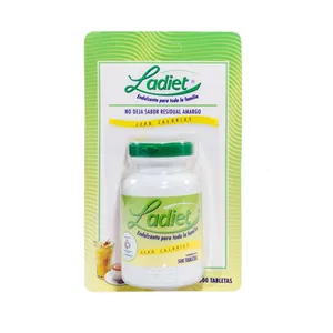 Endulzante ladiet x 35 grs 500 tabletas Endulzante ladiet x 35 grs 500 tabletas