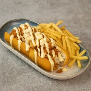 Hot dog de pollo
