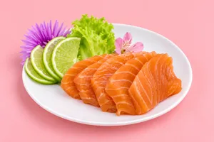 Sashimi de salmón