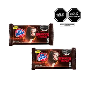 Pack 2 Helado Donofrio Sin Parar Stranger Things Sandwich 134 Ml