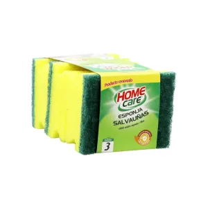 Esponja Salvauña Verde Sapoliovajilla X 3 Und