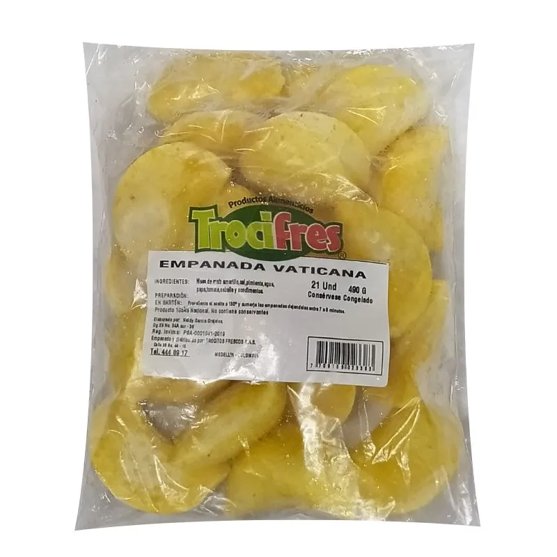 EMPANADA VATICANA TROCIFRES X 490 GRS 21 UNDS