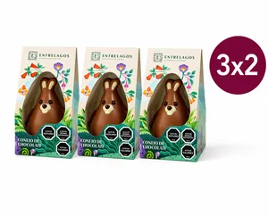 P976 - 3X2 Conejos Alfred chocolate leche 85 gr.