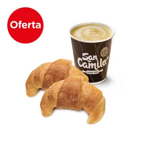 Promo Nescafé chico + 2 medialunas, Brioches o Planos