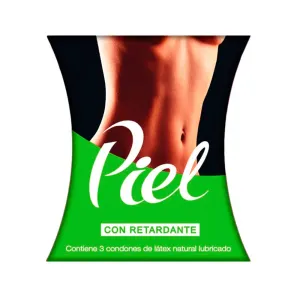 Preservativo Piel Con Retardante X 3 Und