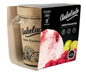 Gelato Italiano Artesanal Limón Frambuesa