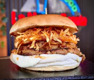 Fricandela Casera a lo pobre sandwich