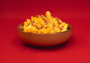 PAPAS CRINKLE + QUESO TOCINO