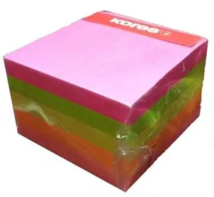 Notas adhesivas cubo 76 x 76 mm 5 colores