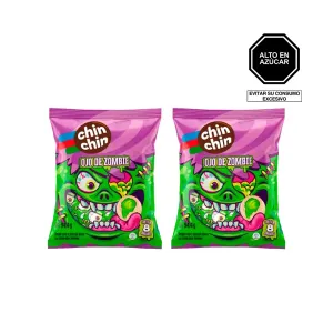 Pack (2 Chocolate Chin Chin Ojo Zombie x 94.4 g)