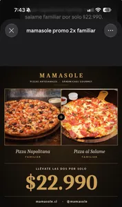 Napolitana + Al Salame Familiar