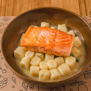 Ñoquis con Salmón