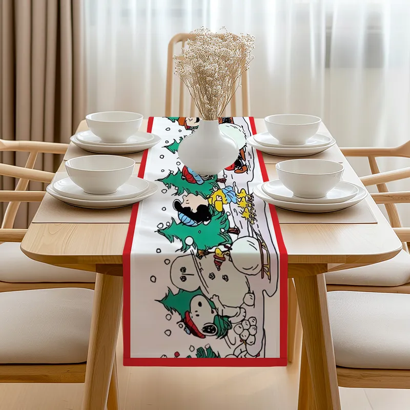 CAMINO DE MESA SNOOPY NAVIDAD CAMINO DE MESA SNOOPY NAVIDAD